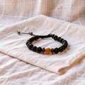 Tiny Triple Protection - Black Tourmaline, Golden Tiger’s Eye & Hematite 6mm