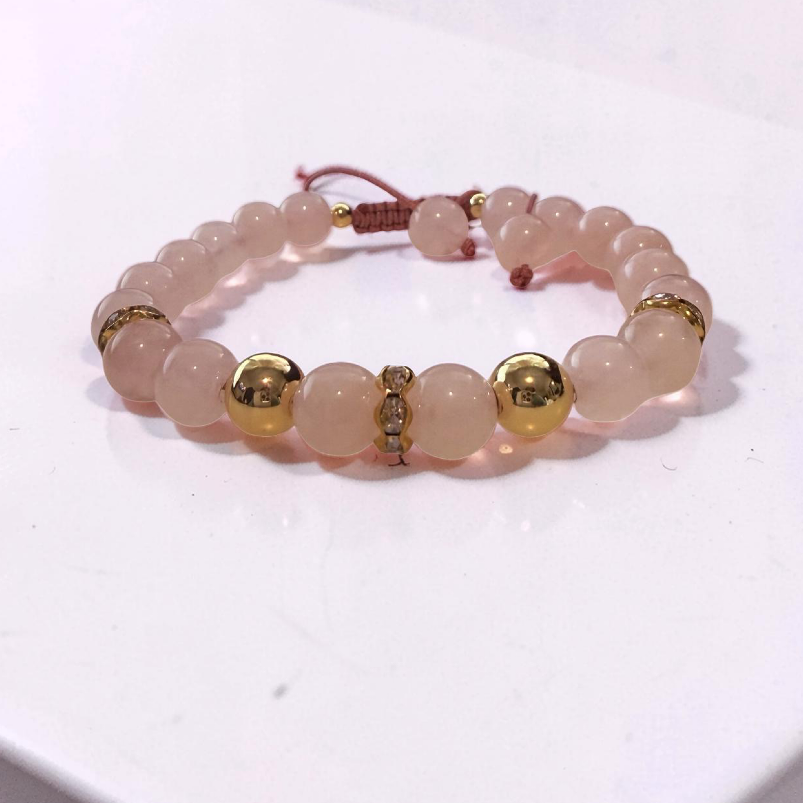 💗 Rose Quartz Love & Self-Worth Bracelet 8mm