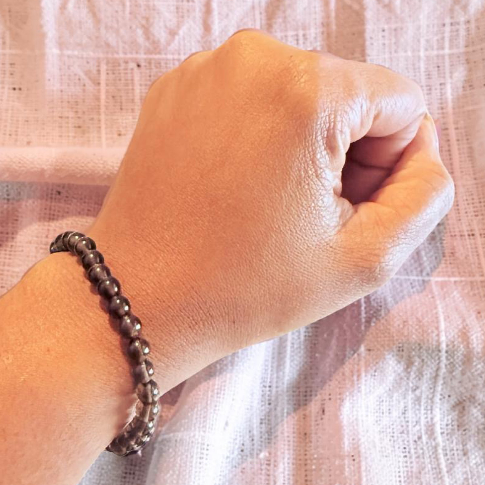 Smokey Quartz Stackable Bracelet 6mm