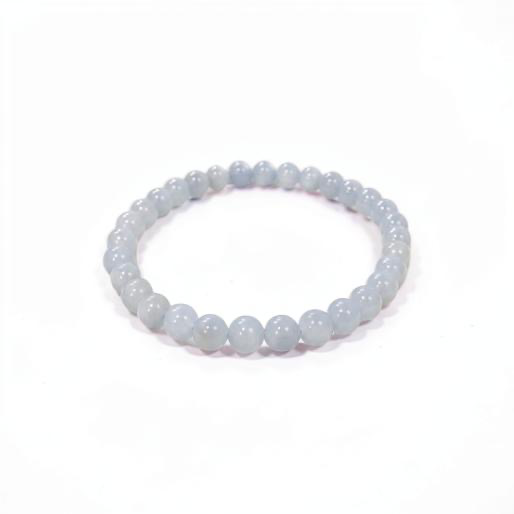 Angelite Stackable Bracelet  6mm