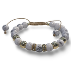 White Howlite Bracelet Calm & Clear - 8mm