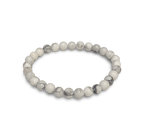 White Howlite Stackable Bracelet 6mm