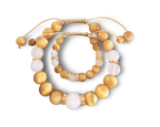 Golden Tiger’s Eye Mommy & Me Bracelet Set 10mm,12mm 6mm