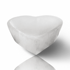 Heart Selenite Bowl - 4 inch Medium
