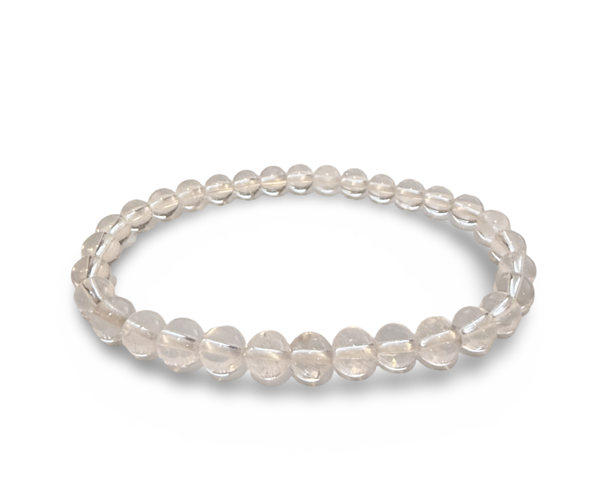 Clear Quartz Stackable Bracelet  6mm