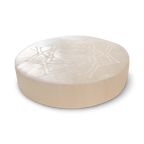 4" Om Selenite Reflection Plate