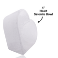 Heart Selenite Bowl - 4 inch Medium