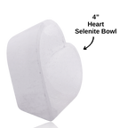 Heart Selenite Bowl - 4 inch Medium