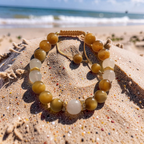 💗💛  Golden Tiger's Eye and a Rose Quartz Bracelet Self-Worth & Courage  10mm & 12mm
