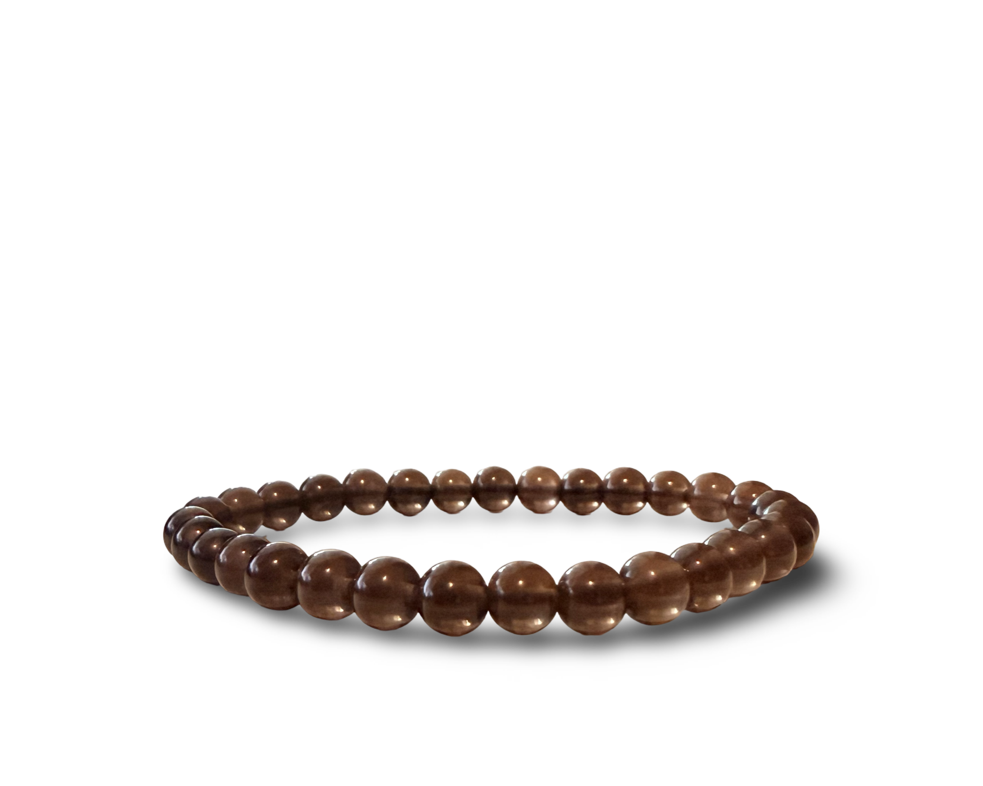 Smokey Quartz Stackable Bracelet 6mm