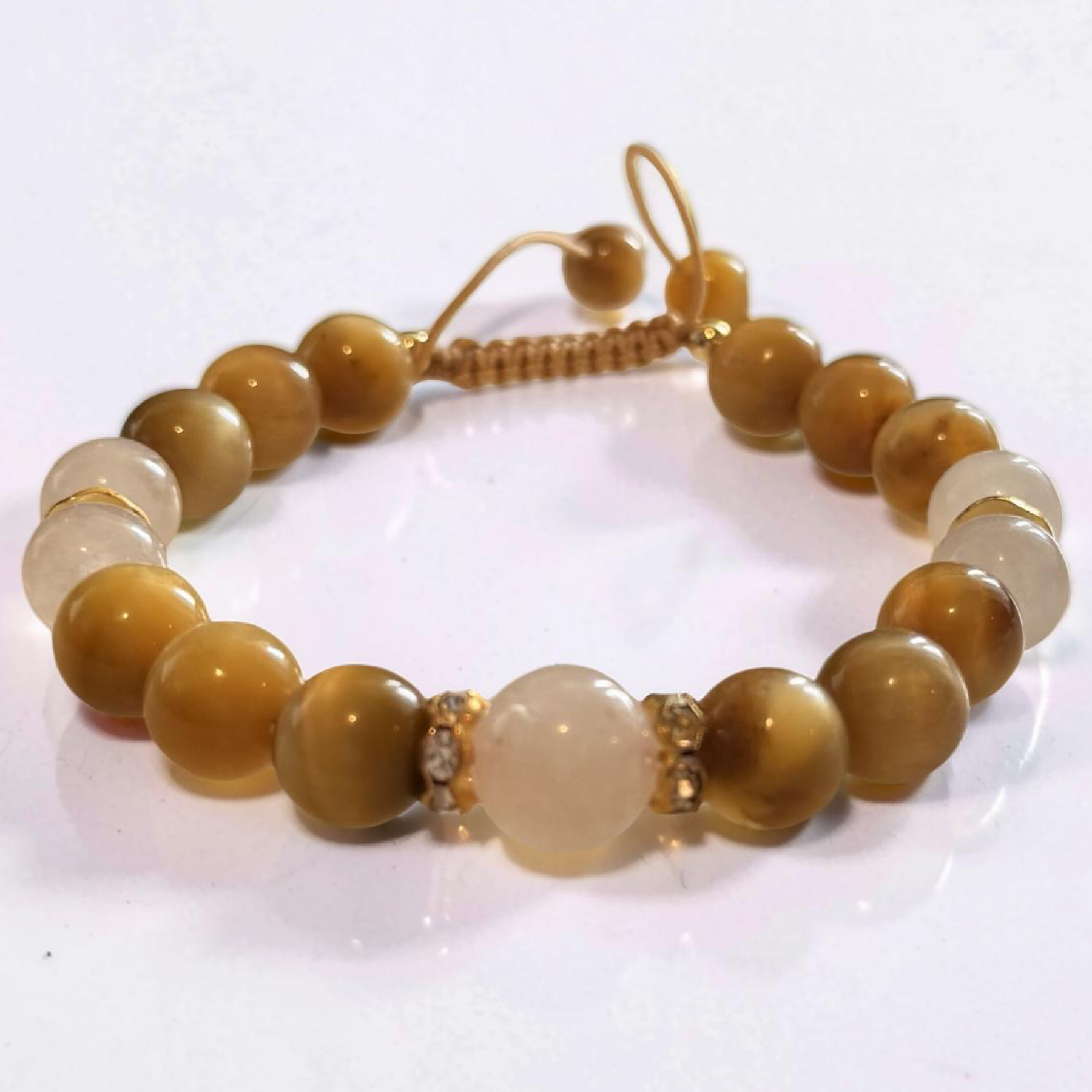 💗💛  Golden Tiger's Eye and a Rose Quartz Bracelet Self-Worth & Courage  10mm & 12mm