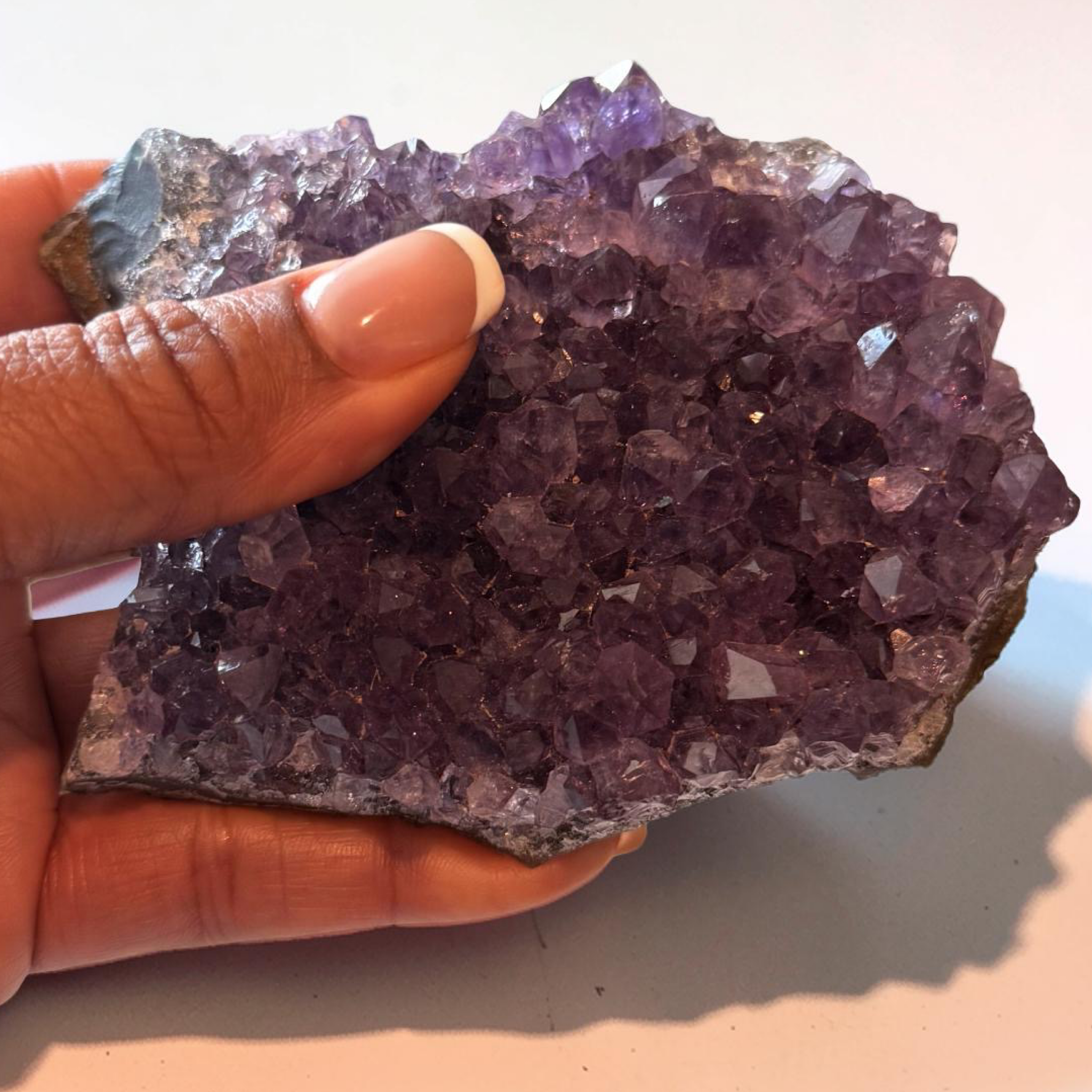 Raw Amethyst Crystal Cluster