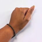 Hematite Stackable Bracelet - Grounding & Focus 6mm