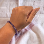 Amethyst Stackable Bracelet 6mm