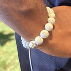 White Howlite Bracelet – Calm & Rest (10mm)