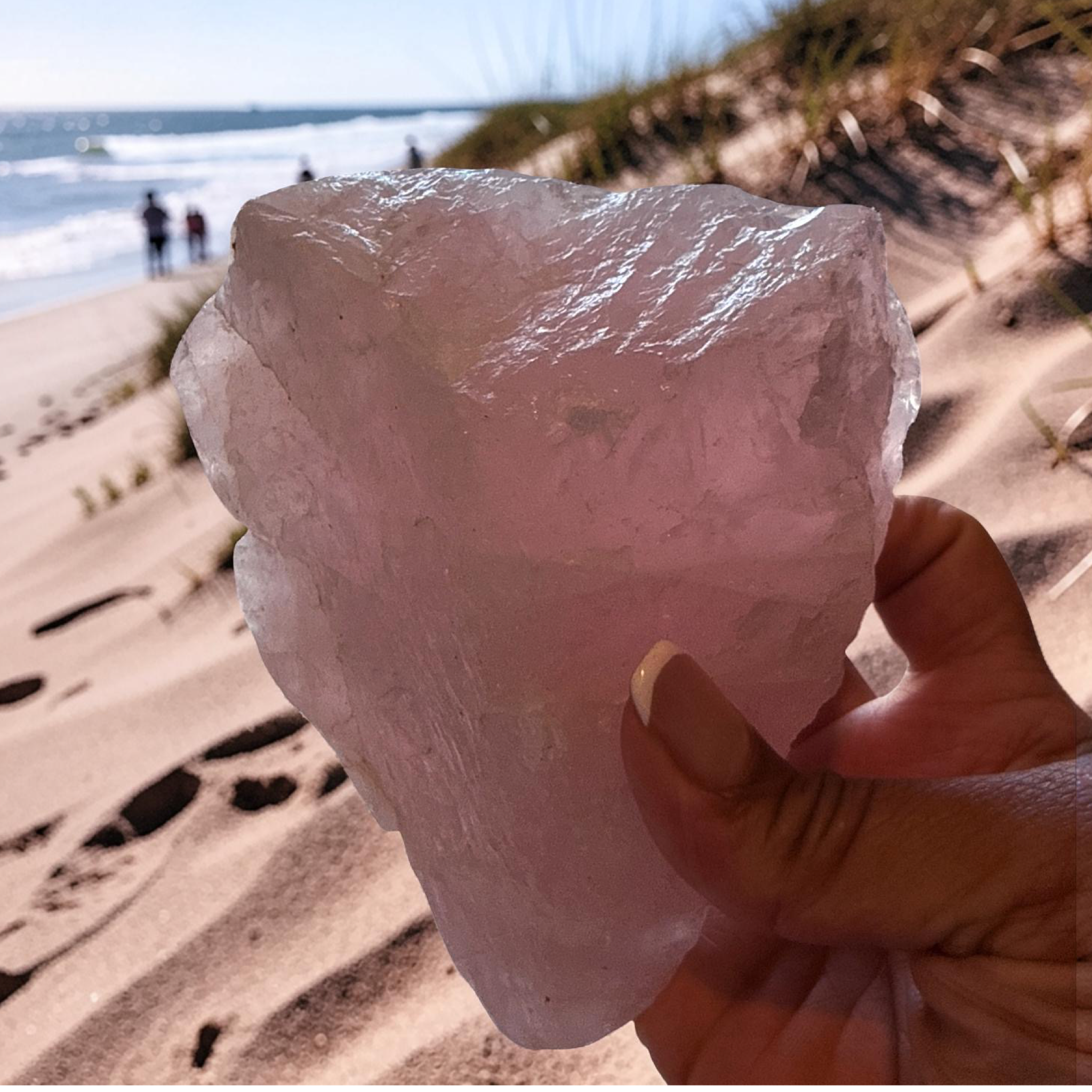 Raw Rose Quartz Chunk