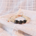 Little Love Bracelet -  Natural Rose Quartz & Hematite