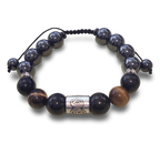 Ultimate Protection Bracelet  Shungite, Tiger’s Eye, Hematite & Black Obsidian 12mm/14mm