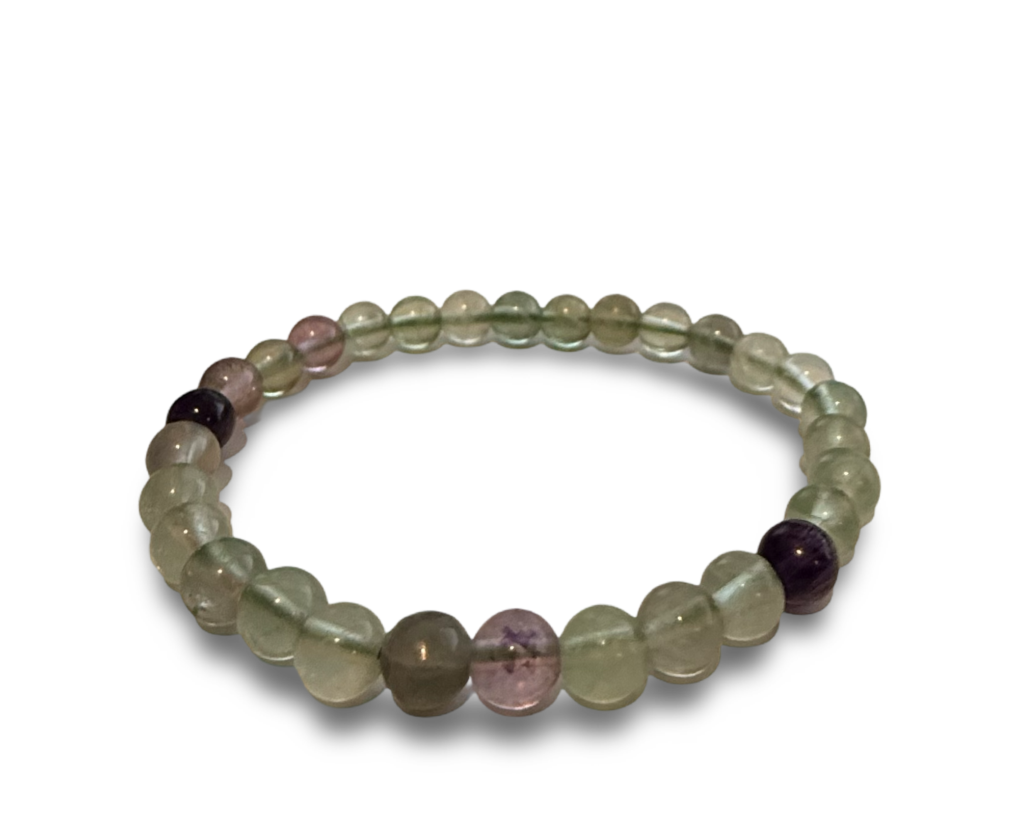 Fluorite Stackable Bracelet  6mm