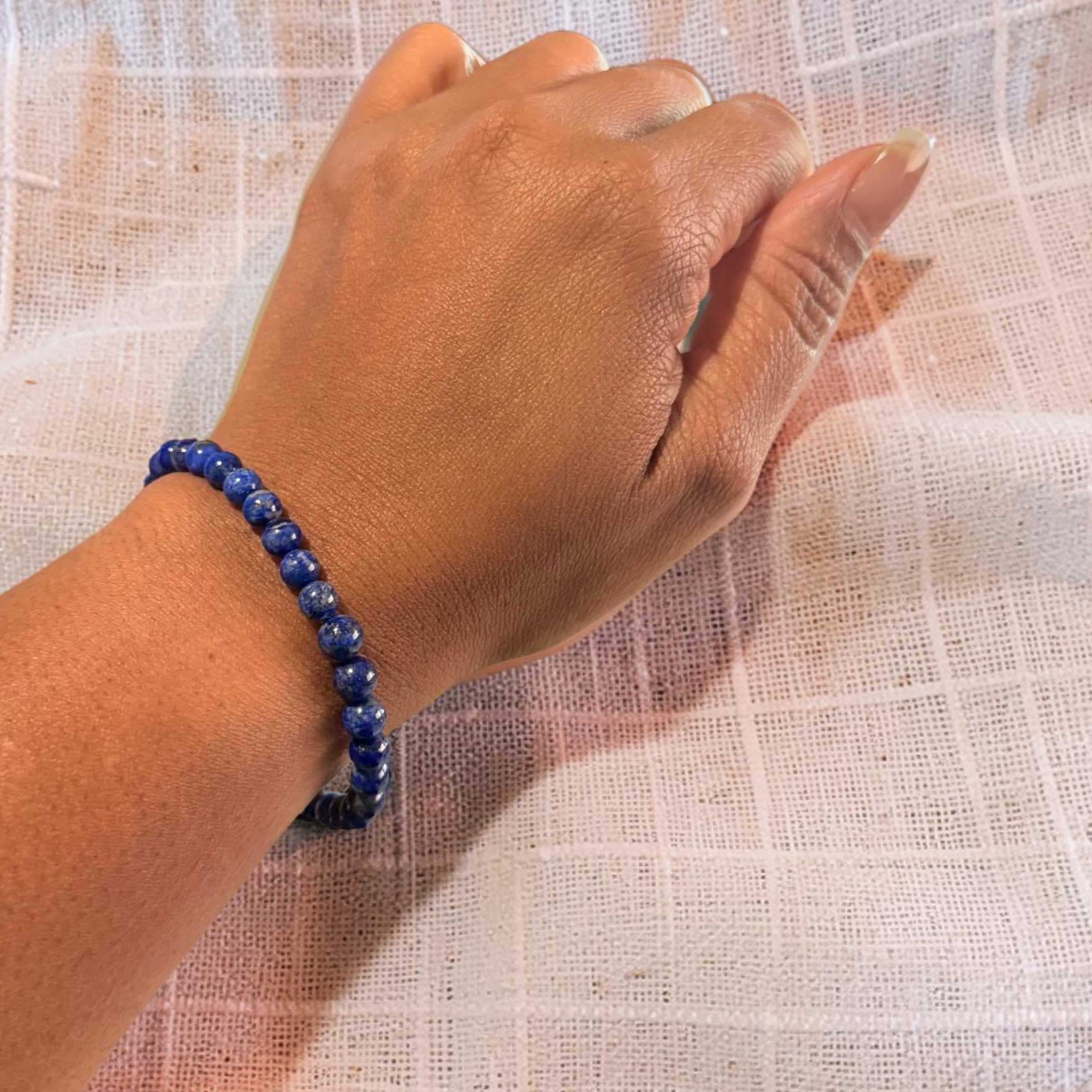 Lapis Lazuli Stackable Bracelet 6mm
