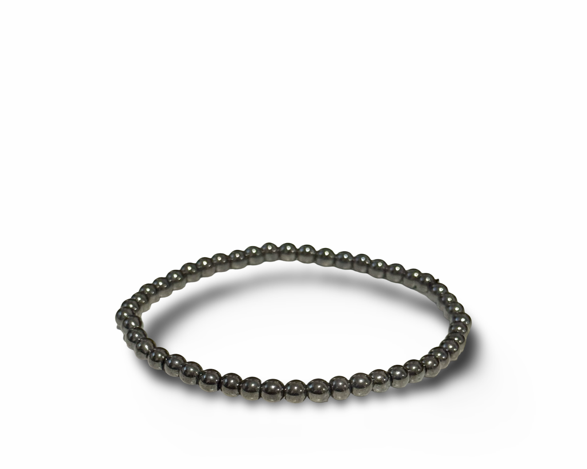 Hematite Stackable Bracelet 4mm