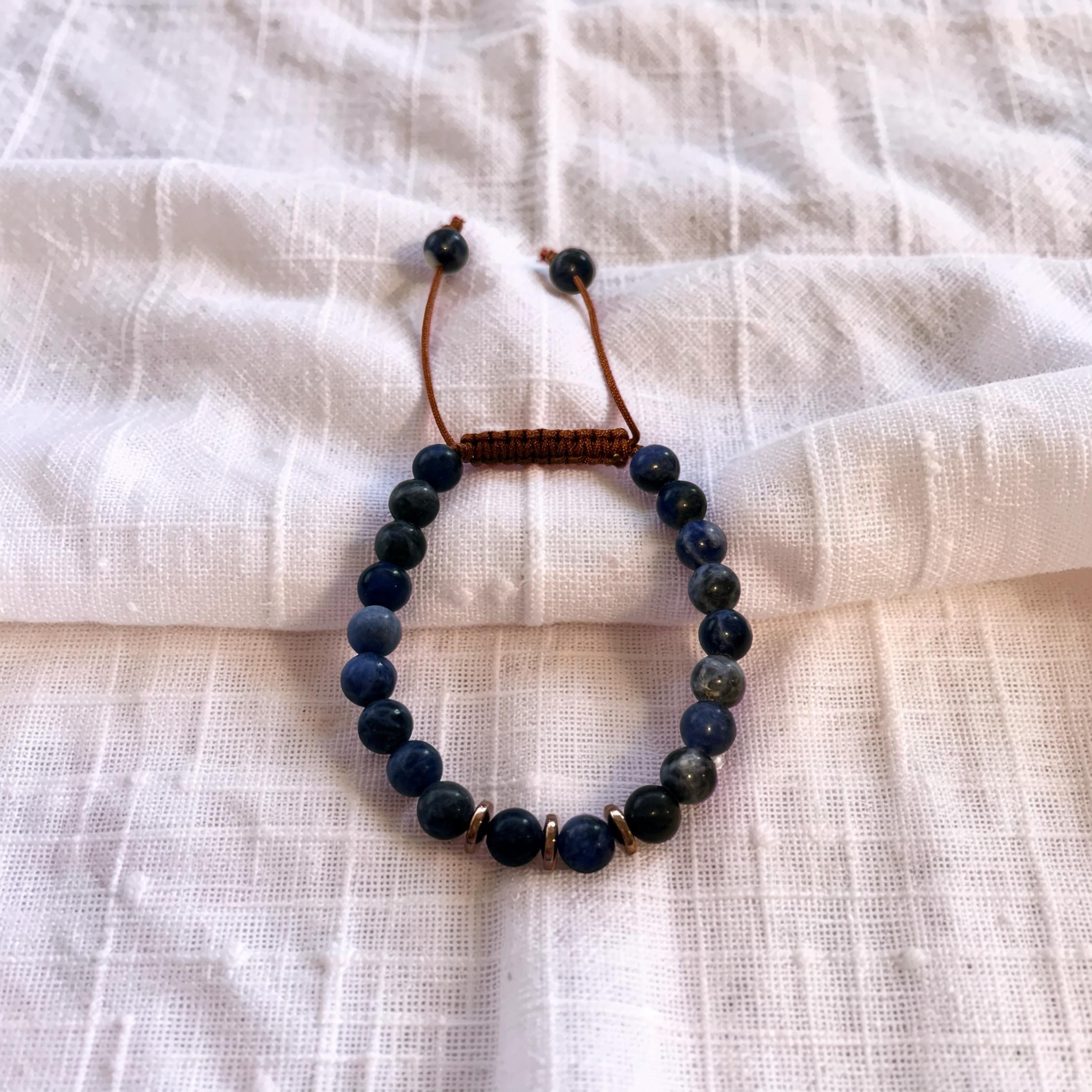 Sodalite & Lapis Lazuli Calm & Clarity Bracelet 6mm