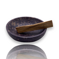 Natural Soapstone Smudge & Incense Bowl