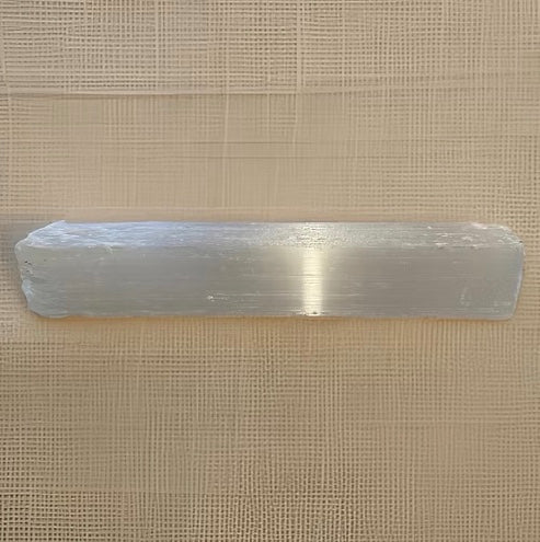 Raw Selenite Log  - Jumbo 13.5"