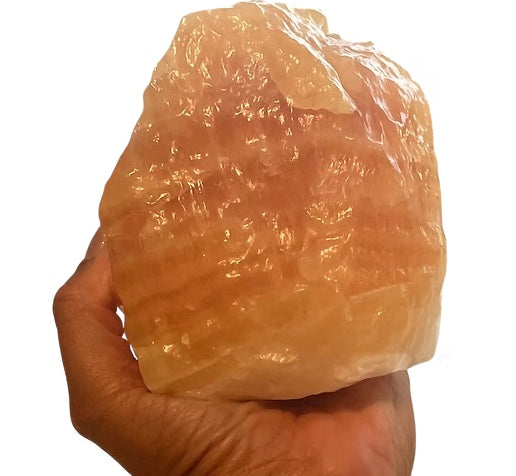 Natural Orange Calcite Stone – Energy & Motivation
