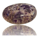 Chevron Amethyst Palm Stone~ Spiritual Growth & Protection