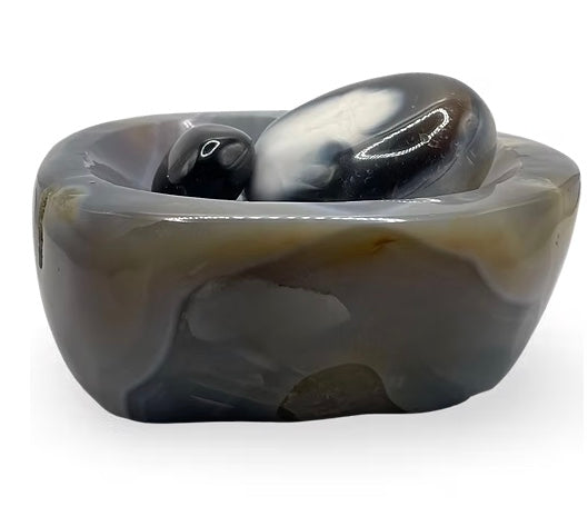 2-Piece Orca Agate Reflection Set