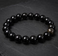 Black Obsidian Protection Bracelet - 10mm Unisex