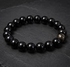 Black Obsidian Protection Bracelet - 10mm Unisex