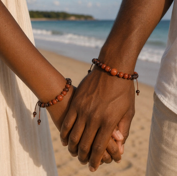 Rooted Love Couples Bracelet Set 10mm/12mm