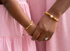 Golden Tiger’s Eye Mommy & Me Bracelet Set 10mm,12mm 6mm
