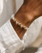 Clear Path Clear Quartz Adjusutable Bracelet 8mm